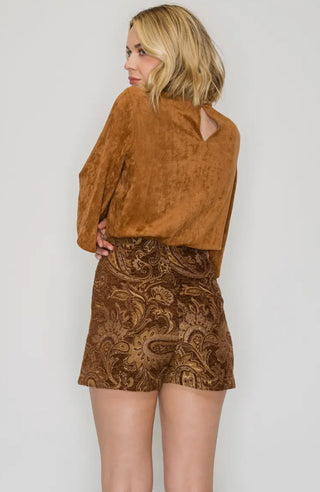 Love Story Paisley Skort