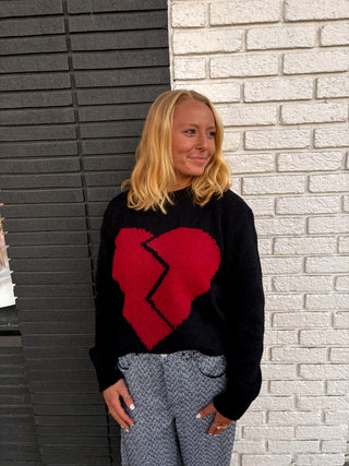 Broken Heart Sweater