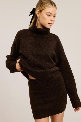 Espresso Sweater Skirt