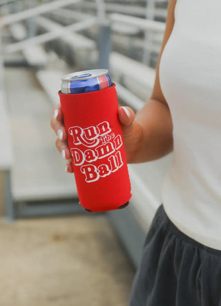 Run the Damn Ball Koozie
