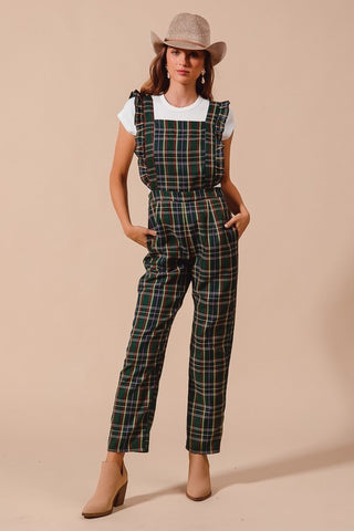 Christmas Plaid Jumpsuit