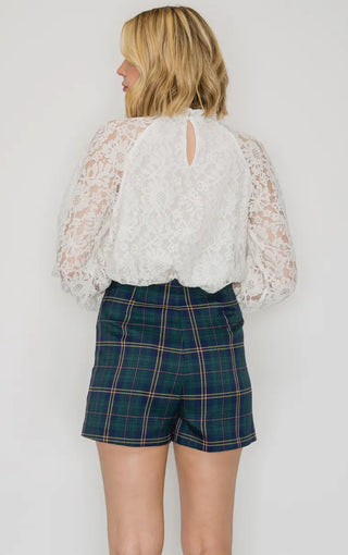 Holiday Tartan Skort