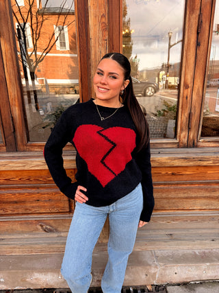 Broken Heart Sweater