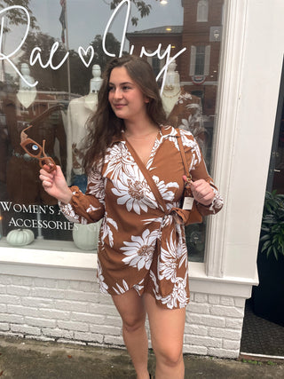 Sunflower Wrap Dress