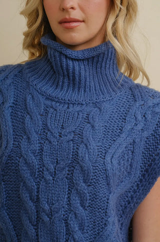 Sky Cable Knit Sweater