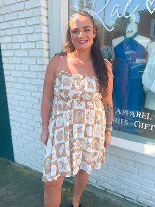 Sea Tile Dress