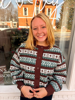 Mint Chocolate Chip Cardigan