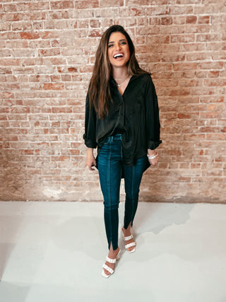 Hazey Indigo Hem Jeans