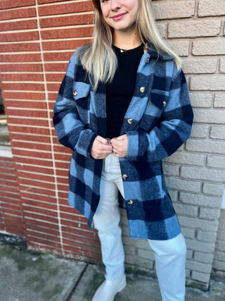 Feeling Blue Shacket